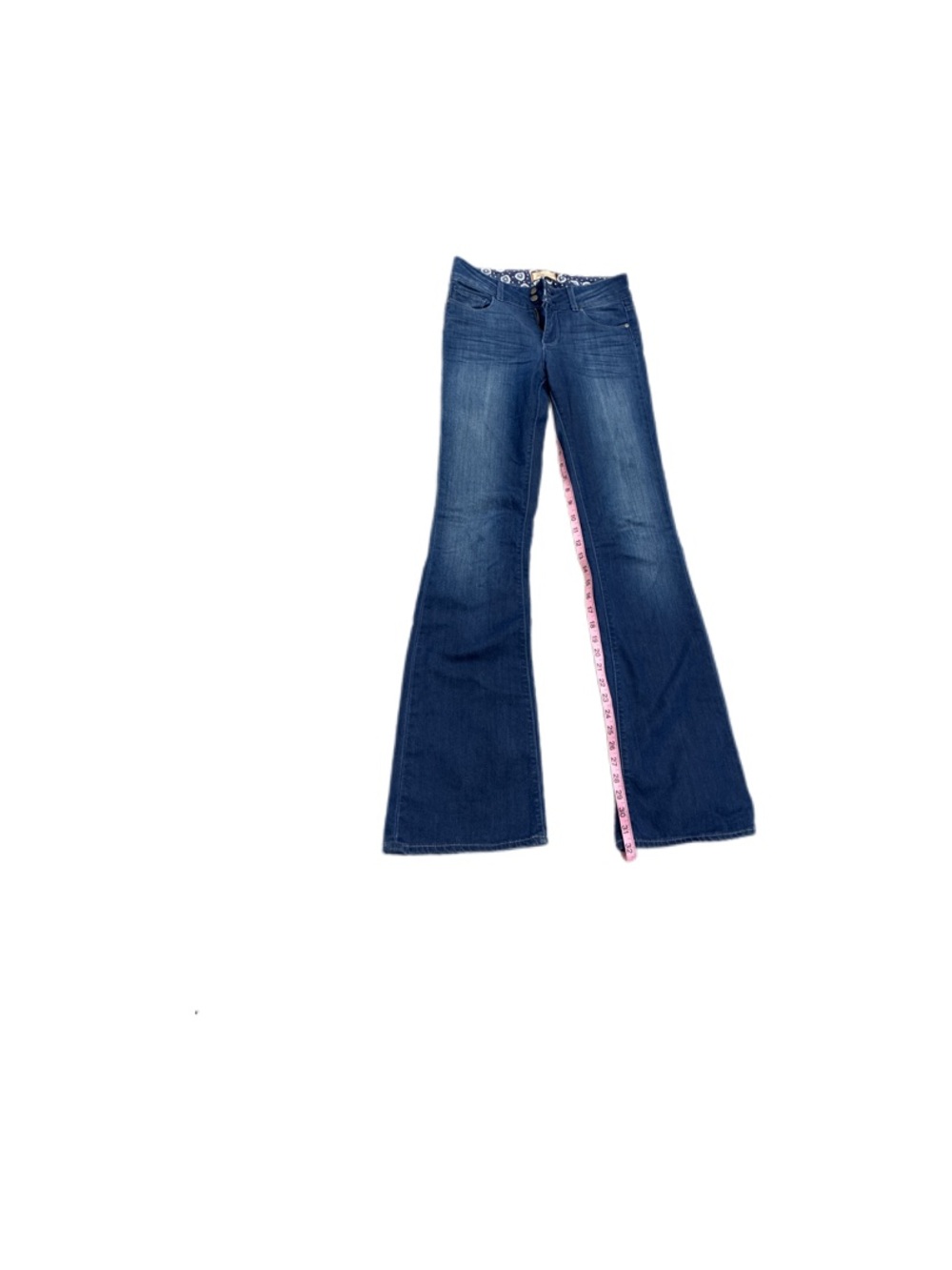 PAIGE Dark Blue Flare Wide-Leg Jeans